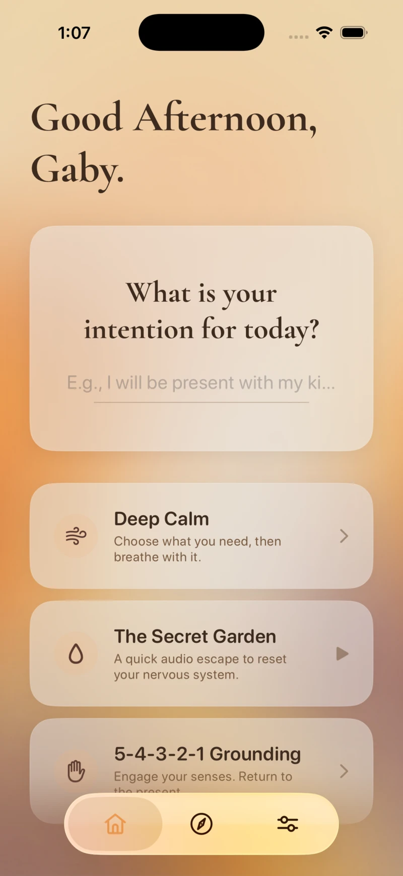 Your day, gently